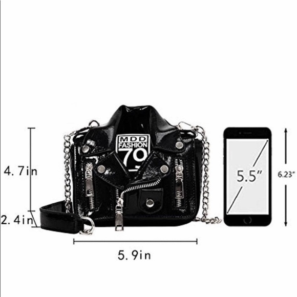 🧡 Collar Design Chain Strap Green Crossbody Bags - Picture 2 of 6